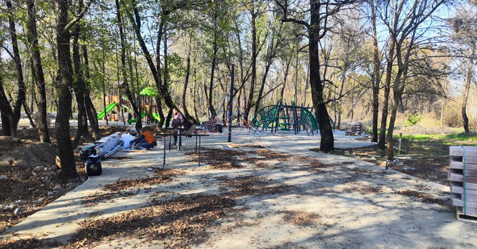 Günlüklü Mesire alanımızda adrenalin parkı ve çocuk oyun alanlarının yapımı tamamlandı