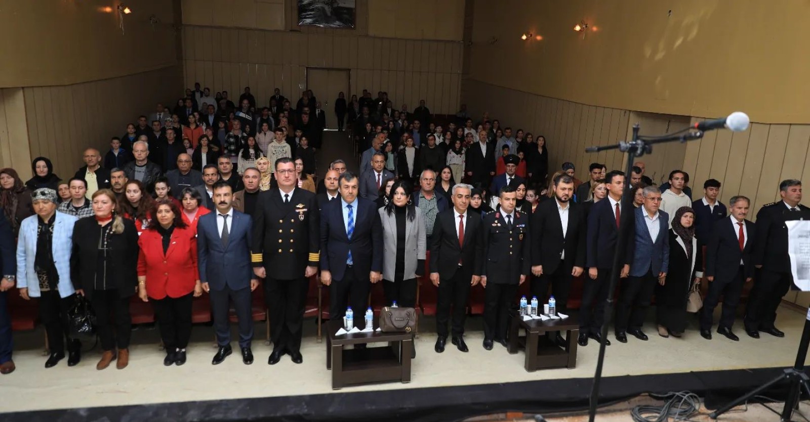 18 Mart Çanakkale Şehitleri Anma Günü ve Çanakkale Deniz Zaferi kapsamında İlçemiz TİGEM Toplantı Salonunda program düzenli.