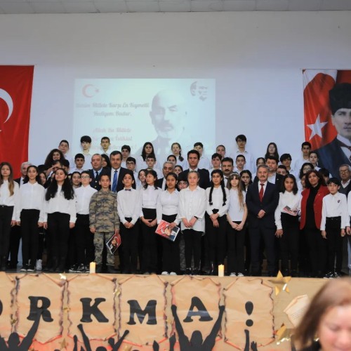 12 Mart İstiklal Marşının Kabulü ve Mehmet Akif Ersoyu Anma Günü programı düzenlendi.